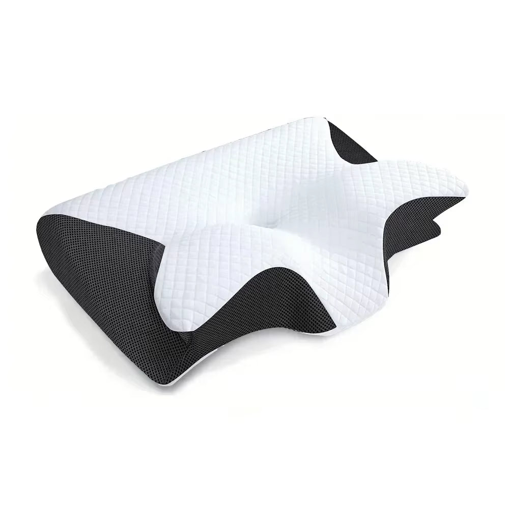 Transform Your Sleep with the Butterfly Memory Foam Neck Pillow – Ultimate Comfort for Neck Pain Relief and Stomach Support