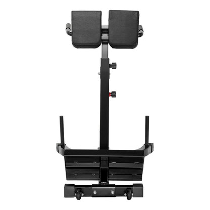 Roman Chair Hyperextension Bench, 350 Lbs Adjustable Extension Machine, Multi-Function Exercise Equipment For Glute, Hamstring, Lower Back, And Ab Workout, Fitness Weight Bench For Home Gym