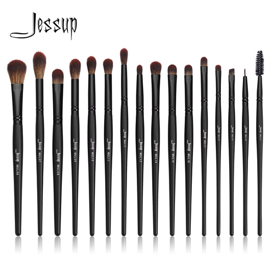 Eye Brushes Set, 16Pcs Makeup Brushes, Synthetic Precision Eyebrow Brush Eyeshadow Blending Concealer Eyeliner T272